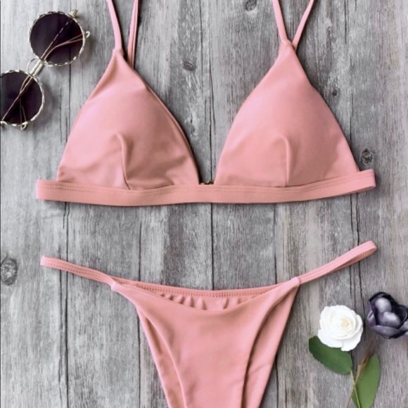 Zaful Other - Zaful pink bikini